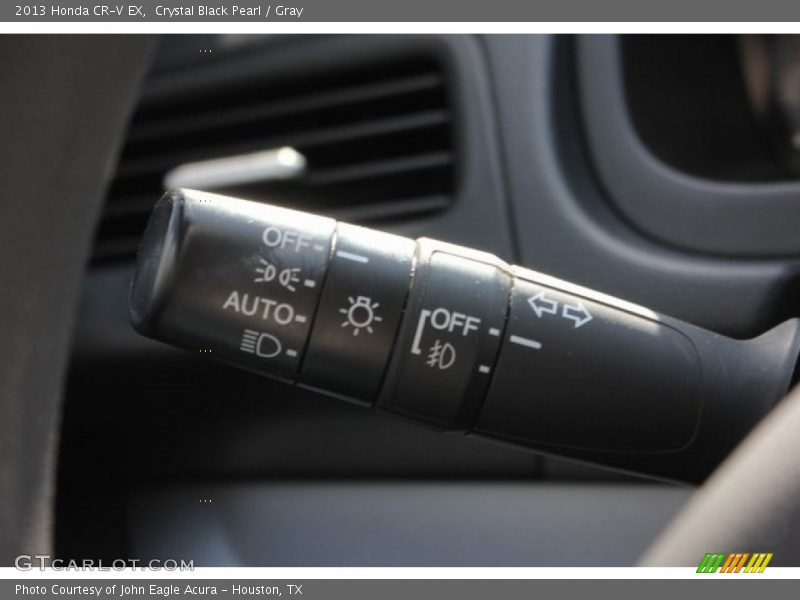 Crystal Black Pearl / Gray 2013 Honda CR-V EX
