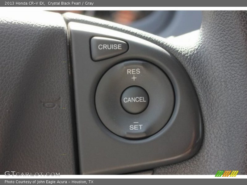 Crystal Black Pearl / Gray 2013 Honda CR-V EX