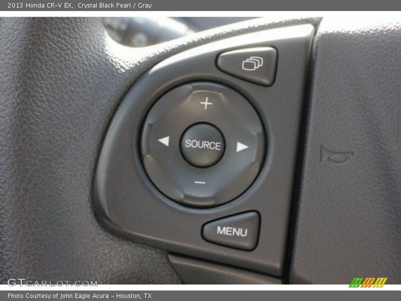 Crystal Black Pearl / Gray 2013 Honda CR-V EX