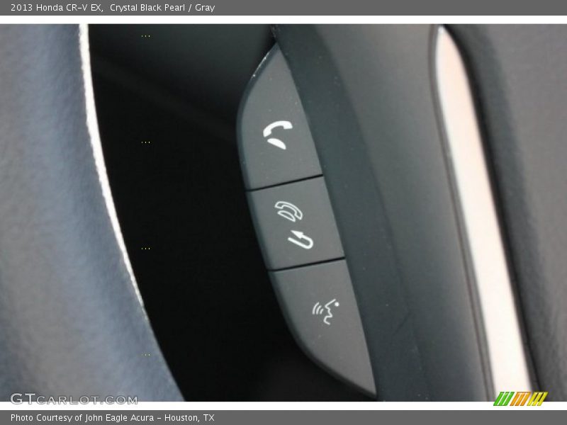 Crystal Black Pearl / Gray 2013 Honda CR-V EX