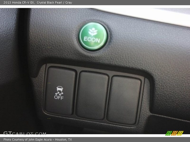 Crystal Black Pearl / Gray 2013 Honda CR-V EX