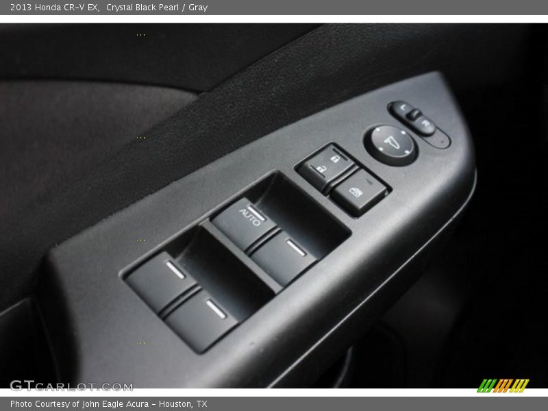 Crystal Black Pearl / Gray 2013 Honda CR-V EX