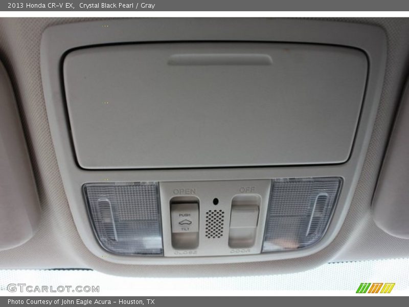 Crystal Black Pearl / Gray 2013 Honda CR-V EX