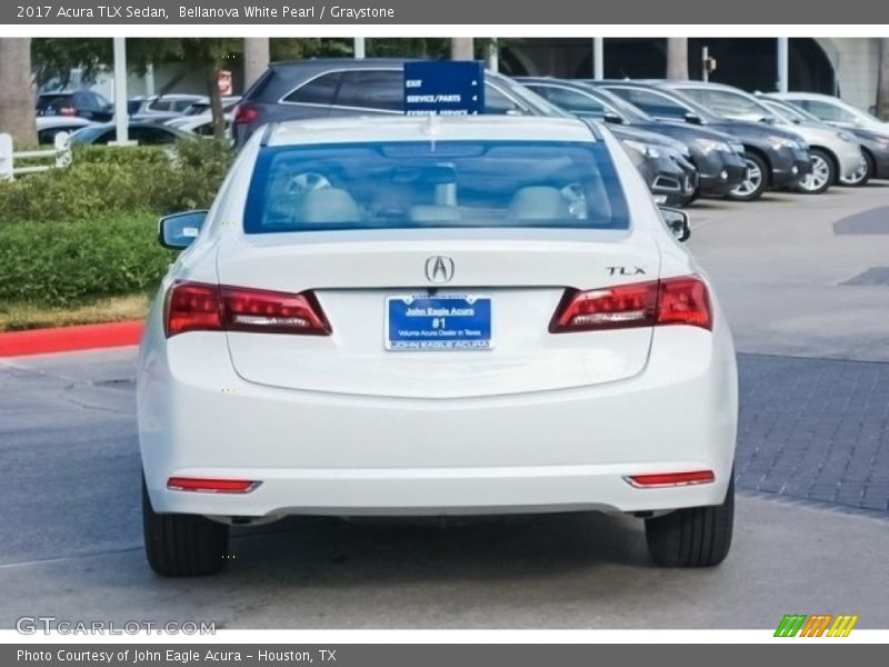 Bellanova White Pearl / Graystone 2017 Acura TLX Sedan