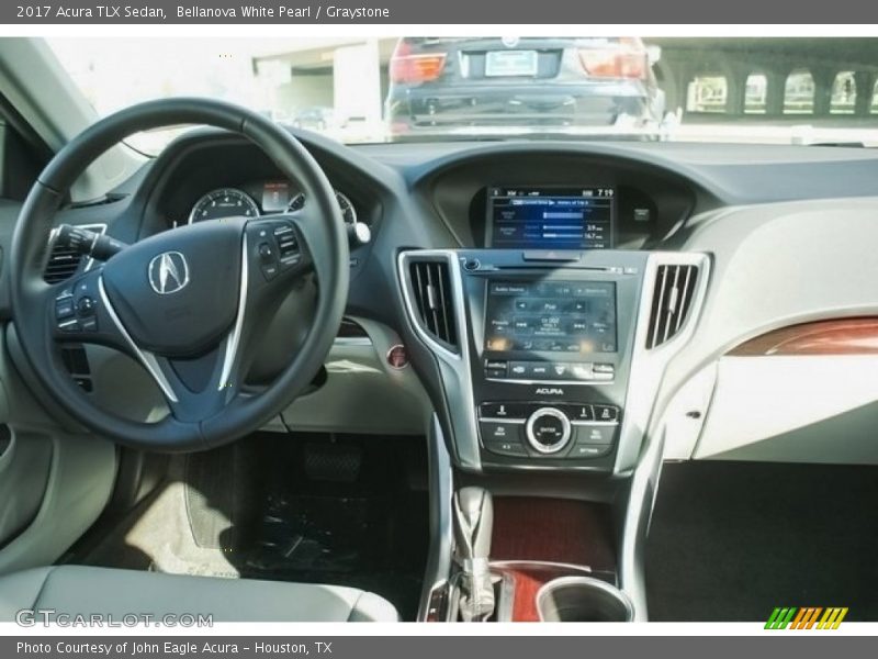 Bellanova White Pearl / Graystone 2017 Acura TLX Sedan