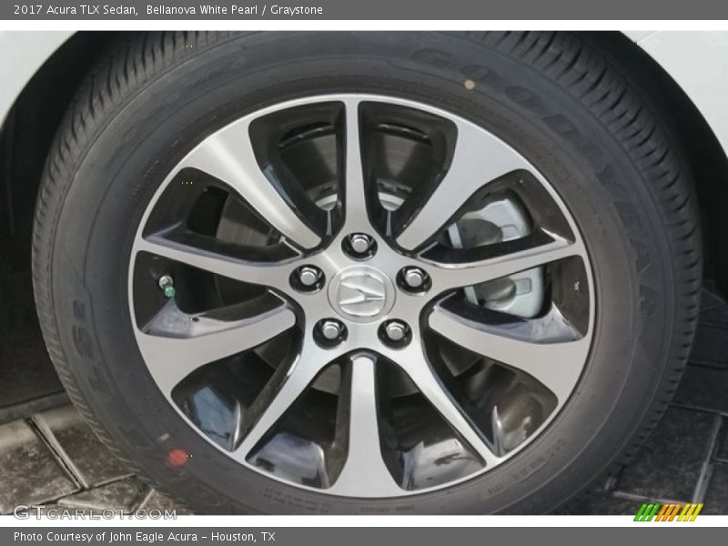 Bellanova White Pearl / Graystone 2017 Acura TLX Sedan