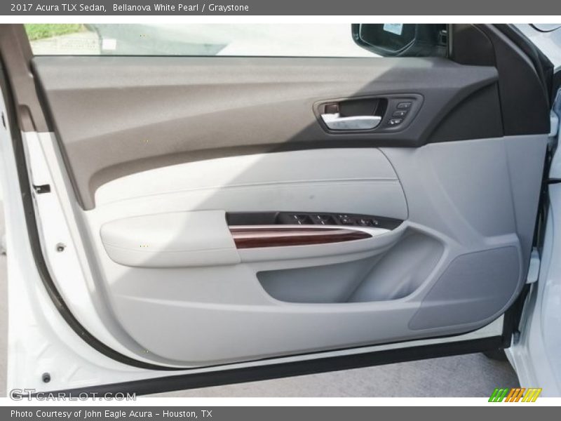 Bellanova White Pearl / Graystone 2017 Acura TLX Sedan