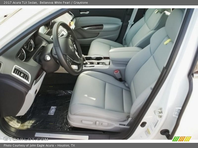 Bellanova White Pearl / Graystone 2017 Acura TLX Sedan