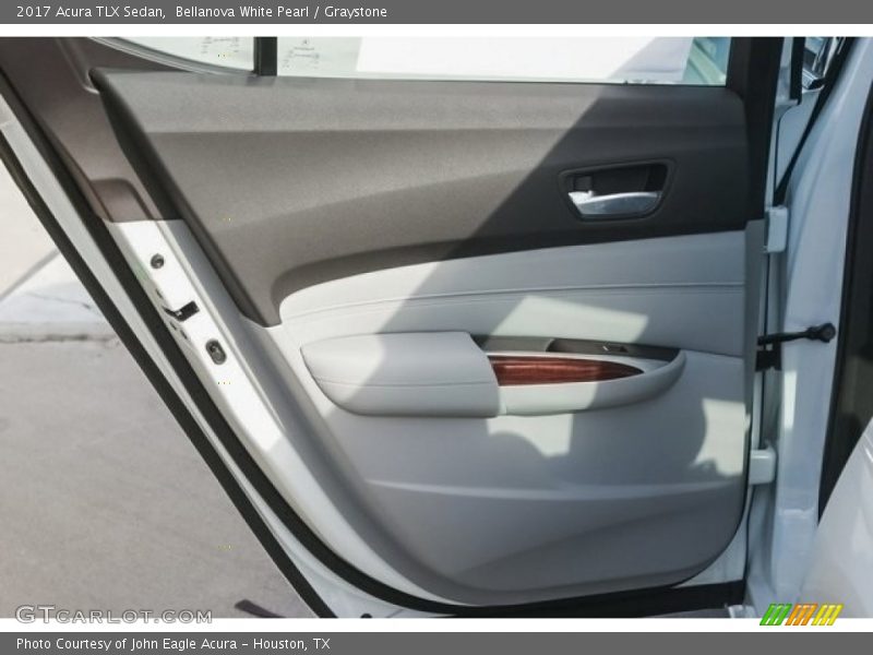 Bellanova White Pearl / Graystone 2017 Acura TLX Sedan
