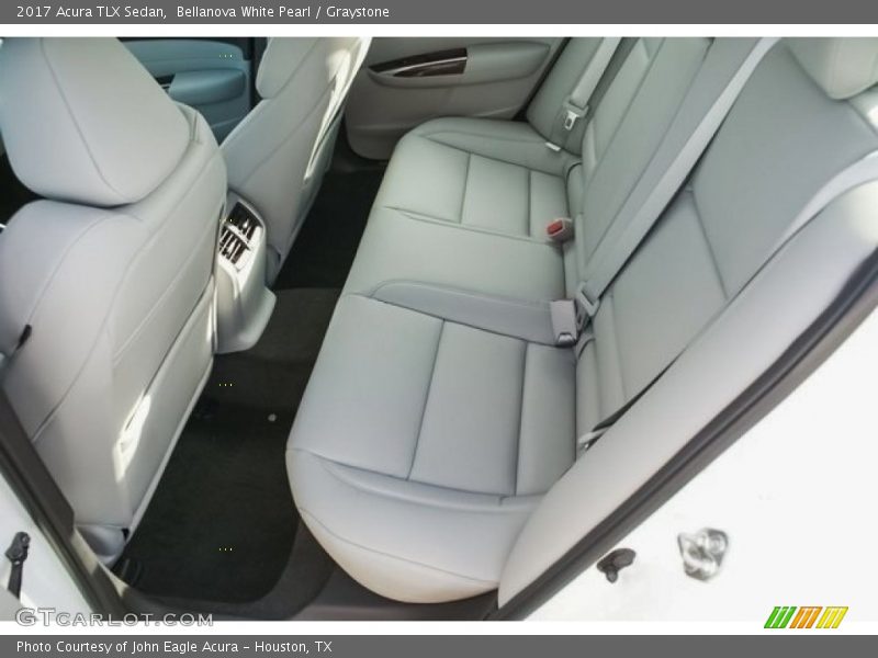 Bellanova White Pearl / Graystone 2017 Acura TLX Sedan