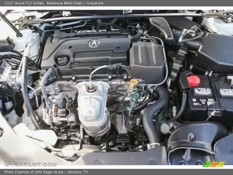 Bellanova White Pearl / Graystone 2017 Acura TLX Sedan