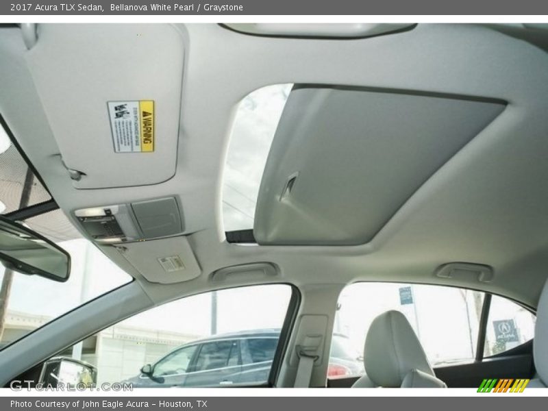 Bellanova White Pearl / Graystone 2017 Acura TLX Sedan