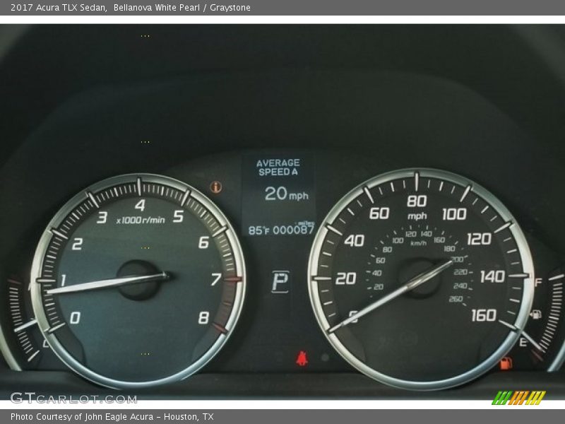 Bellanova White Pearl / Graystone 2017 Acura TLX Sedan