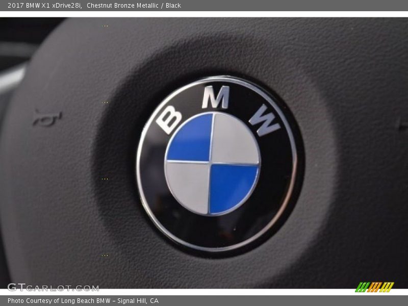 Chestnut Bronze Metallic / Black 2017 BMW X1 xDrive28i