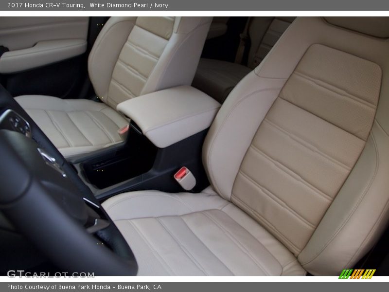 White Diamond Pearl / Ivory 2017 Honda CR-V Touring