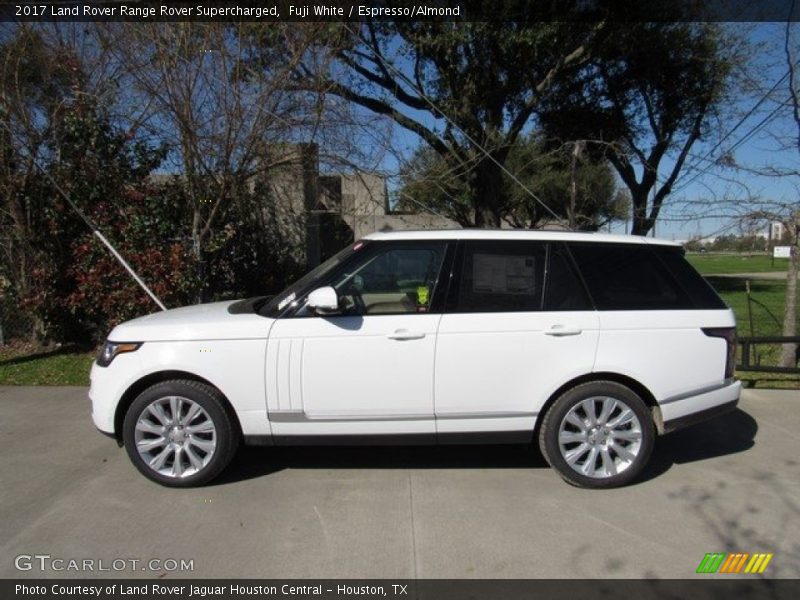 Fuji White / Espresso/Almond 2017 Land Rover Range Rover Supercharged