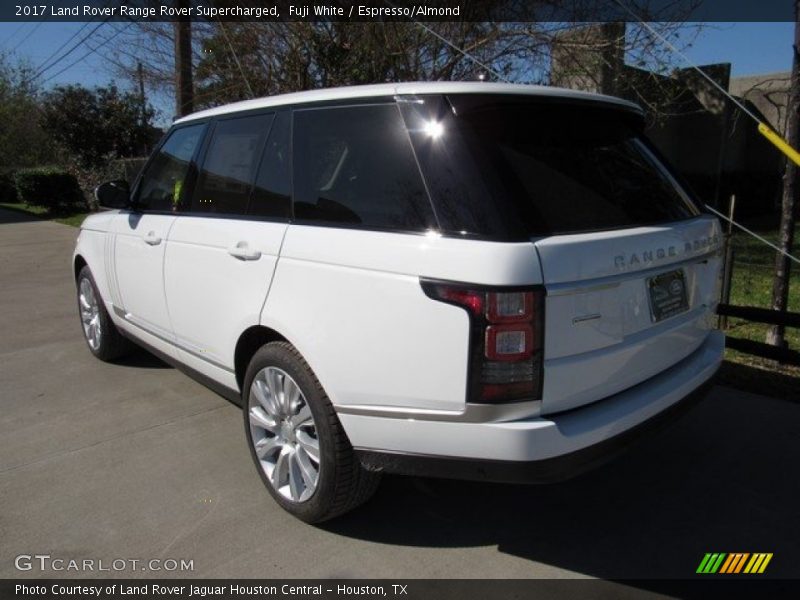 Fuji White / Espresso/Almond 2017 Land Rover Range Rover Supercharged