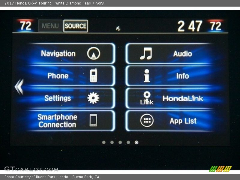 White Diamond Pearl / Ivory 2017 Honda CR-V Touring
