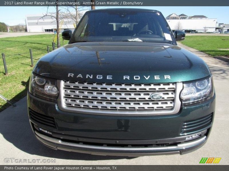 Aintree Green Metallic / Ebony/Ivory 2017 Land Rover Range Rover Supercharged