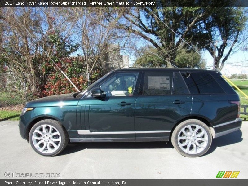 Aintree Green Metallic / Ebony/Ivory 2017 Land Rover Range Rover Supercharged