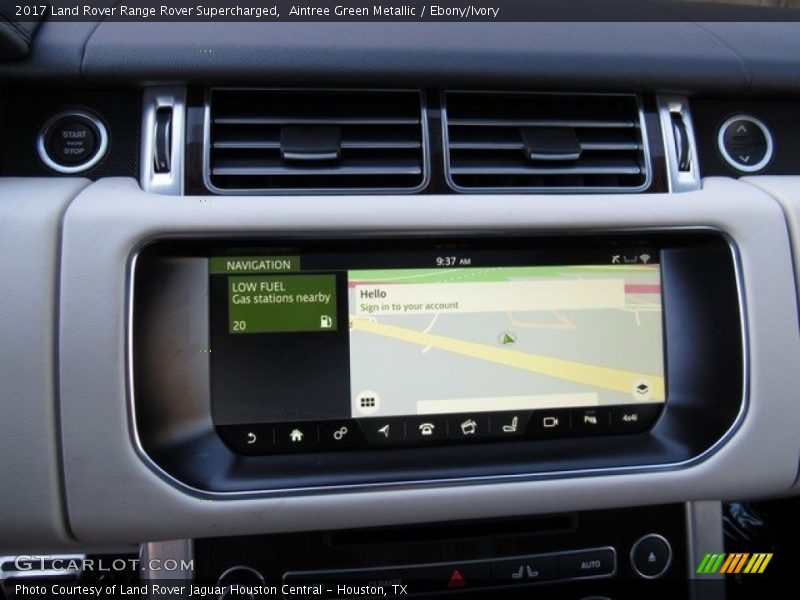 Aintree Green Metallic / Ebony/Ivory 2017 Land Rover Range Rover Supercharged