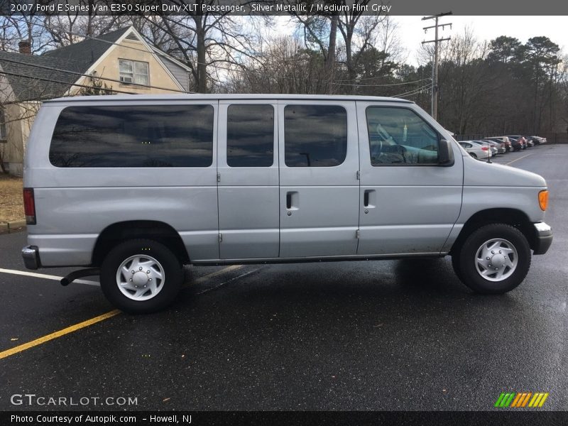 Silver Metallic / Medium Flint Grey 2007 Ford E Series Van E350 Super Duty XLT Passenger