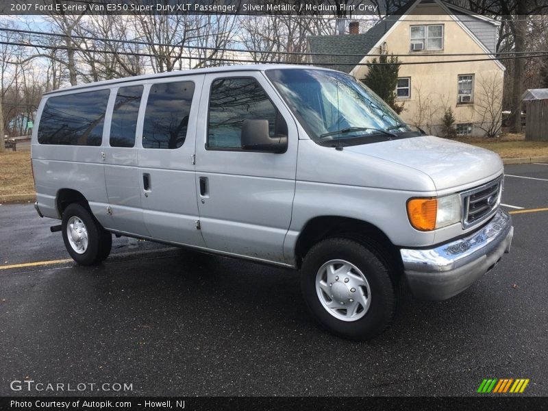 Silver Metallic / Medium Flint Grey 2007 Ford E Series Van E350 Super Duty XLT Passenger