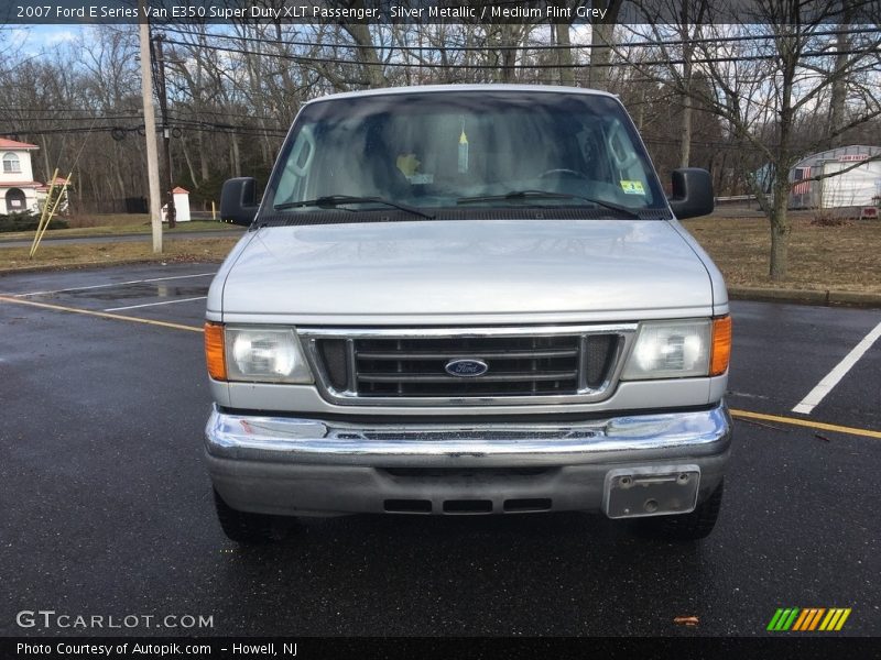 Silver Metallic / Medium Flint Grey 2007 Ford E Series Van E350 Super Duty XLT Passenger