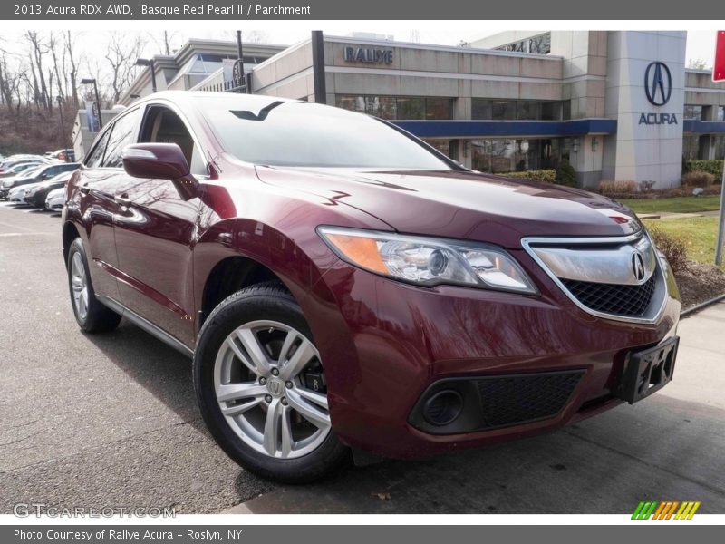 Basque Red Pearl II / Parchment 2013 Acura RDX AWD