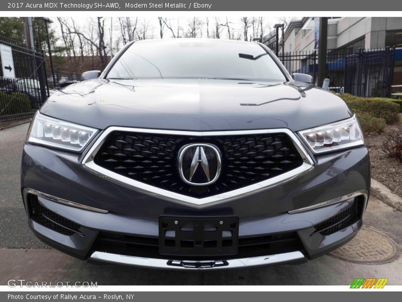 Modern Steel Metallic / Ebony 2017 Acura MDX Technology SH-AWD