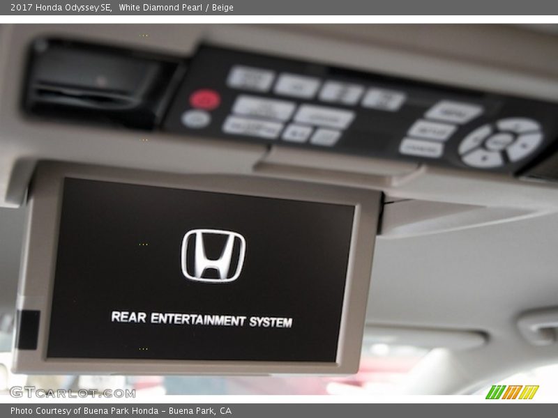 Entertainment System of 2017 Odyssey SE