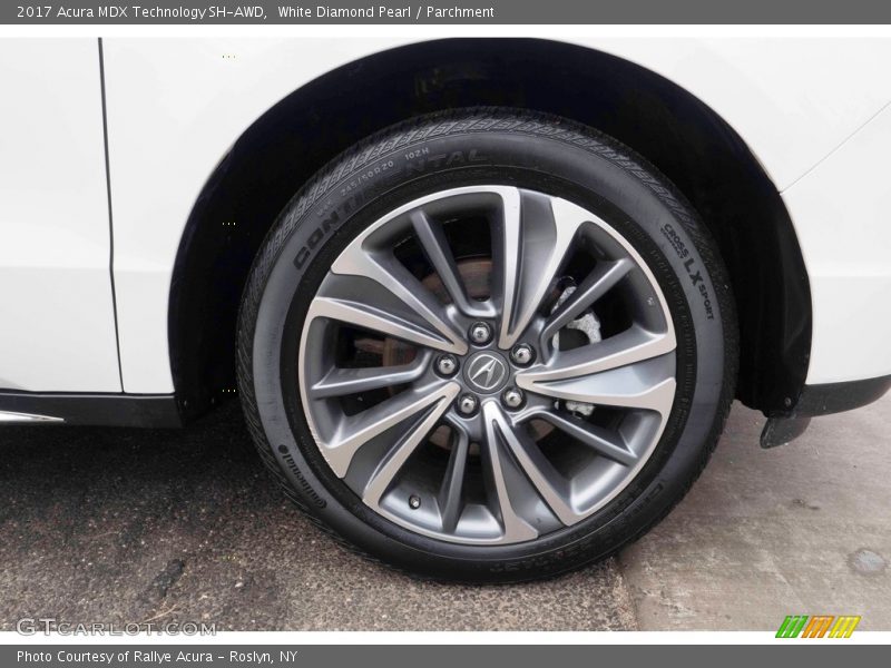 White Diamond Pearl / Parchment 2017 Acura MDX Technology SH-AWD