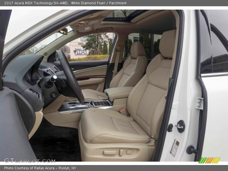 White Diamond Pearl / Parchment 2017 Acura MDX Technology SH-AWD