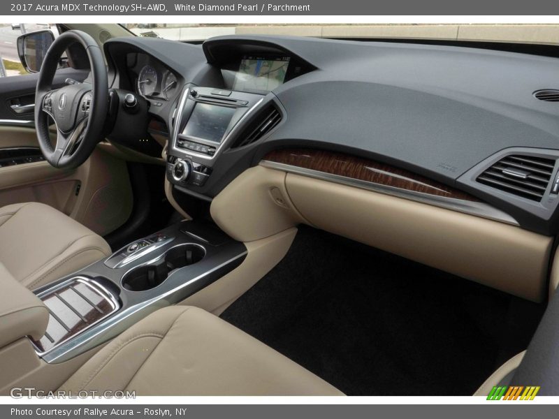 White Diamond Pearl / Parchment 2017 Acura MDX Technology SH-AWD