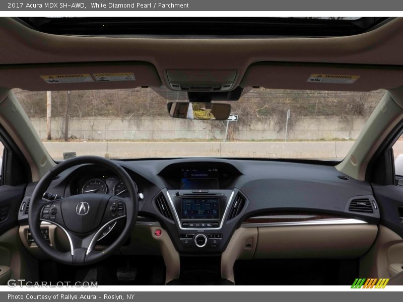 White Diamond Pearl / Parchment 2017 Acura MDX SH-AWD