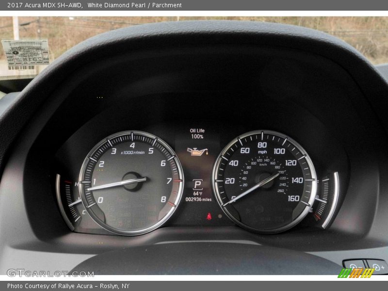 White Diamond Pearl / Parchment 2017 Acura MDX SH-AWD