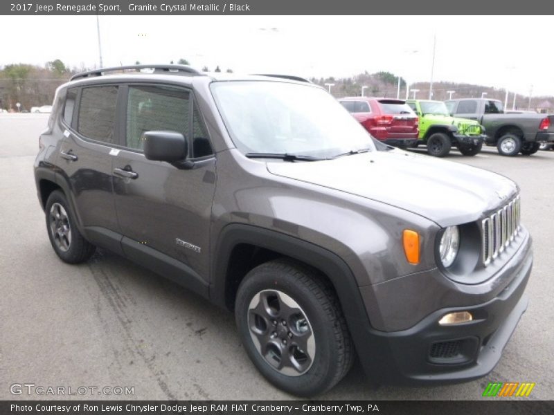 Granite Crystal Metallic / Black 2017 Jeep Renegade Sport