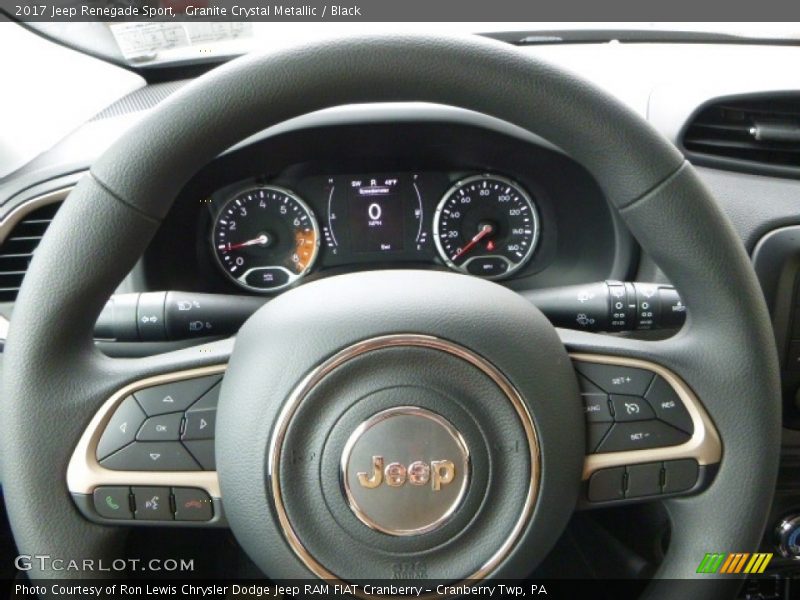 Granite Crystal Metallic / Black 2017 Jeep Renegade Sport