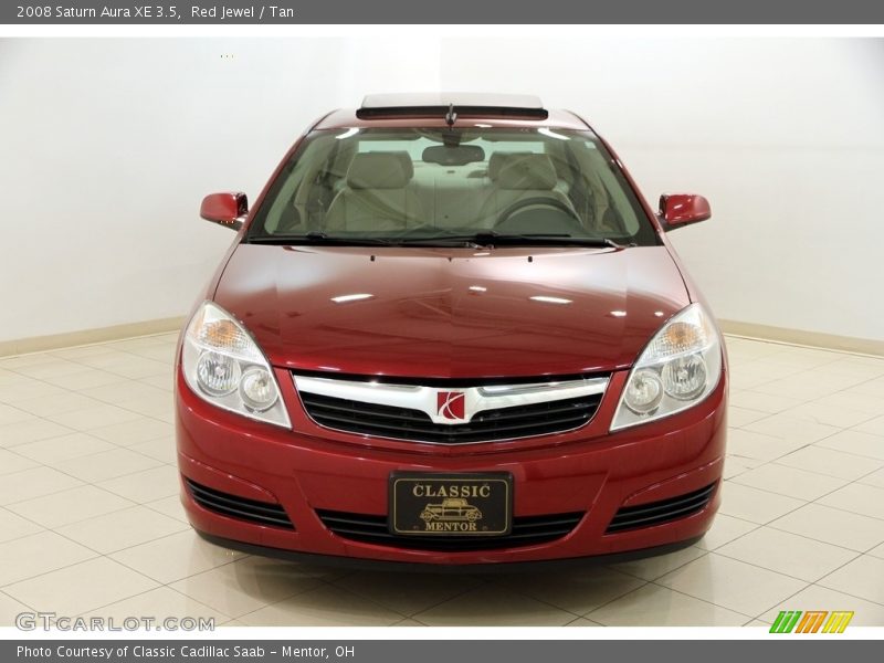 Red Jewel / Tan 2008 Saturn Aura XE 3.5