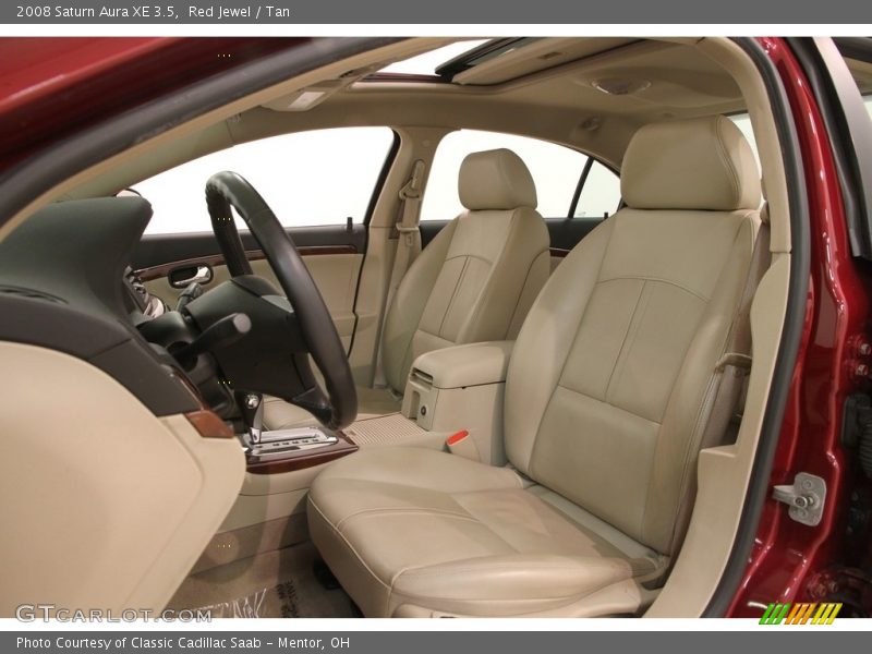 Red Jewel / Tan 2008 Saturn Aura XE 3.5