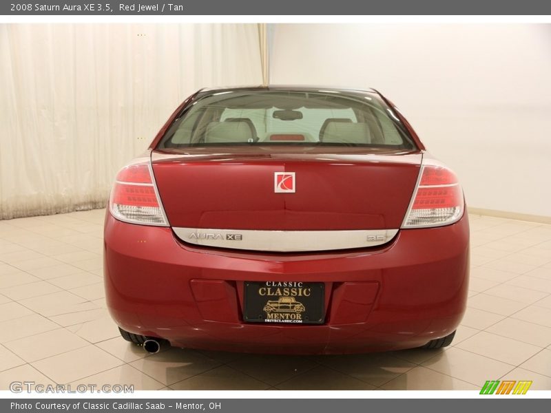 Red Jewel / Tan 2008 Saturn Aura XE 3.5