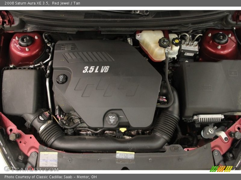 Red Jewel / Tan 2008 Saturn Aura XE 3.5