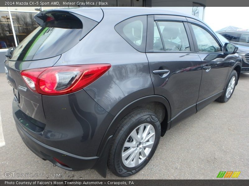 Meteor Gray Mica / Black 2014 Mazda CX-5 Sport AWD
