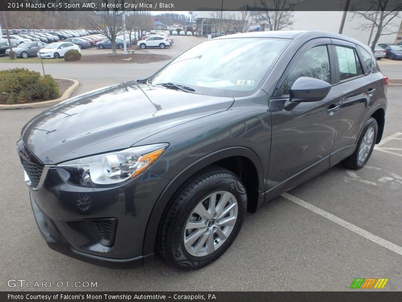 Meteor Gray Mica / Black 2014 Mazda CX-5 Sport AWD
