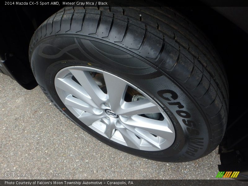 Meteor Gray Mica / Black 2014 Mazda CX-5 Sport AWD