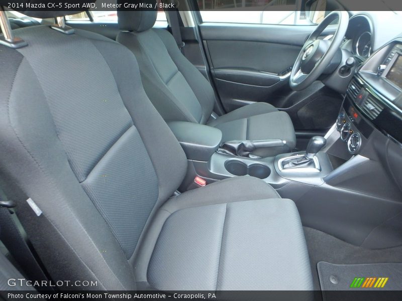 Meteor Gray Mica / Black 2014 Mazda CX-5 Sport AWD