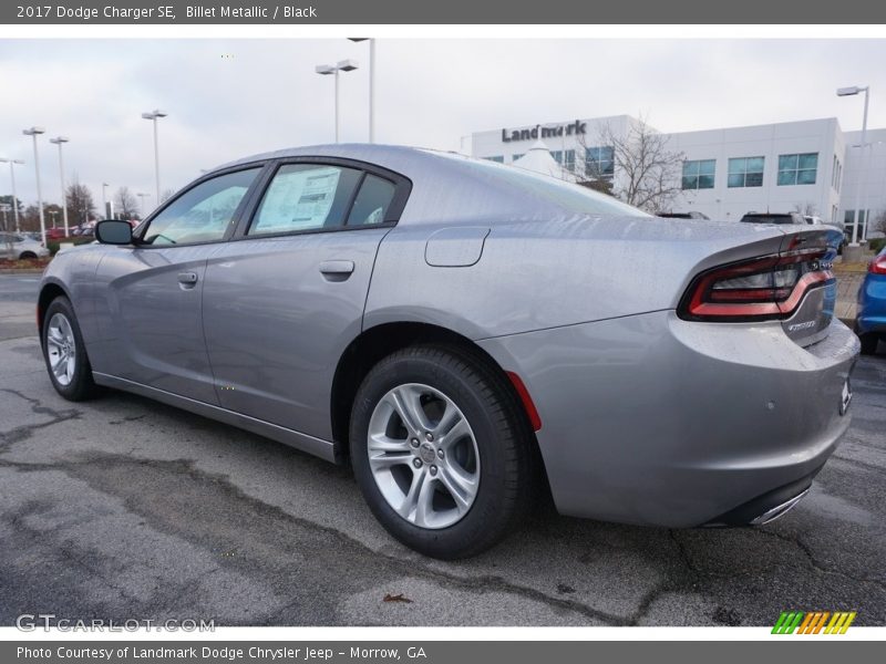 Billet Metallic / Black 2017 Dodge Charger SE