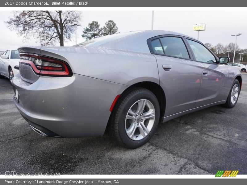 Billet Metallic / Black 2017 Dodge Charger SE