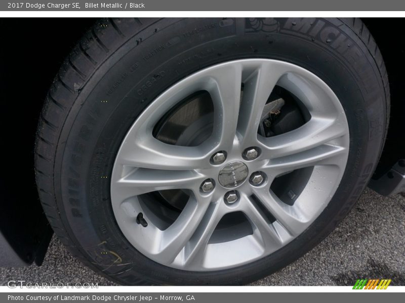Billet Metallic / Black 2017 Dodge Charger SE