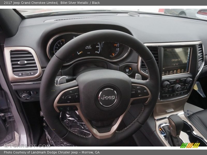 Billet Silver Metallic / Black 2017 Jeep Grand Cherokee Limited